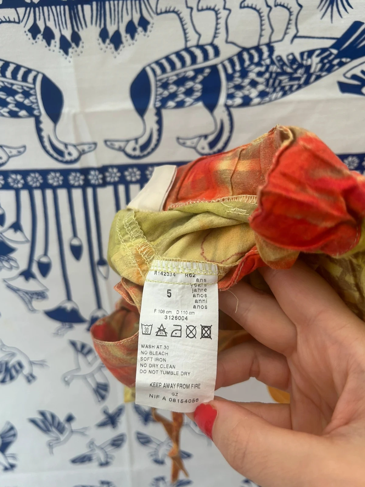 Short de 5 anos para menina 3 Pommes floral laranja – photo 4